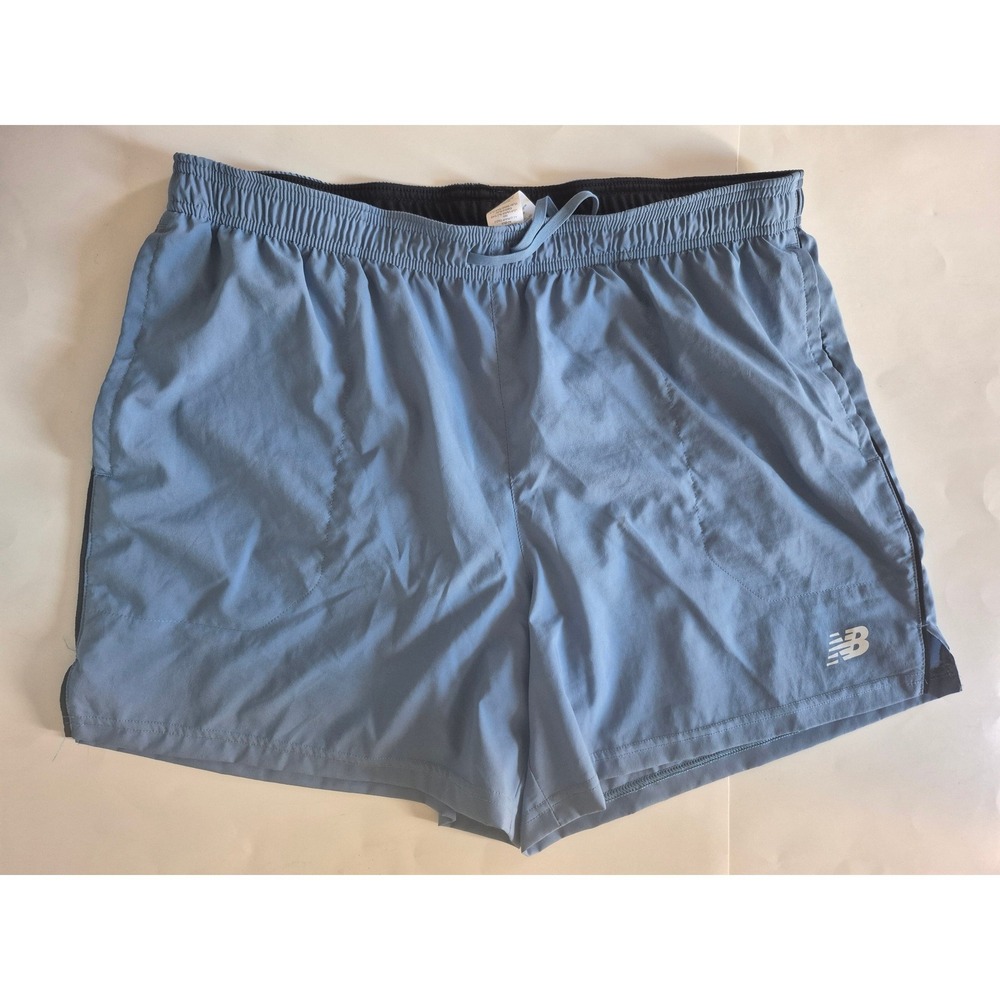 New Balance Mens Sport Short 5 Inch Blue Running Training MS51901 XL NWT